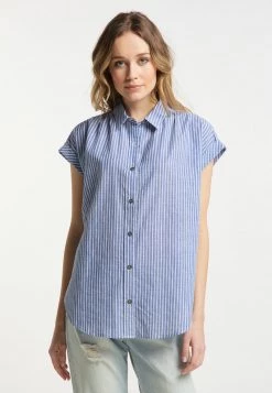Mujer DREIMASTER ABREL - Camisa - Wollweiss Hellblau