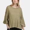 DreiMaster Mujer BLUSE - Blusa - Militär Oliv