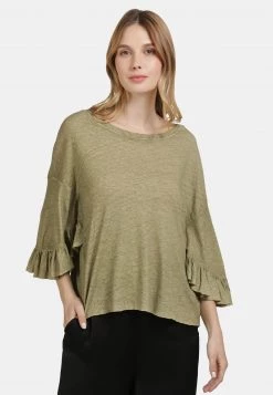 DreiMaster Mujer BLUSE - Blusa - Militär Oliv