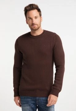 DreiMaster Hombre Jersey De Punto - Espresso