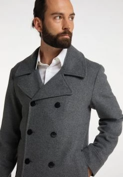 Hombre DREIMASTER BARADELLO - Abrigo Corto - Grau Melange -Tienda DreiMaster barata d2ebe761dcd24950bf200ba6b7a5b577