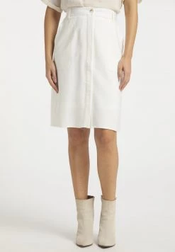 DreiMaster Falda Acampanada - Weiss, Mujer