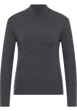 Mujer DREIMASTER KEYTI - Jersey De Punto - Grau Melange -Tienda DreiMaster barata d4d1c95c6bdc4efda30048bb029ed26d