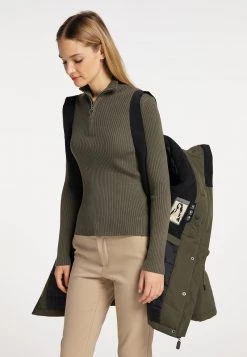 Mujer DREIMASTER ACALMAR - Chaqueta De Invierno - Oliv -Tienda DreiMaster barata d4df9d29c0eb44f4b89841cd75840014