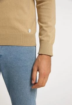 Hombre DREIMASTER ABREL - Jersey De Punto - Beige -Tienda DreiMaster barata d54f5163d17944aabfe179b29dfd4e55