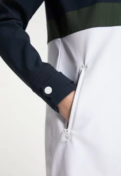 Mujer DREIMASTER BRIDGEPORT - Abrigo Clásico - Nachtblau Weiss -Tienda DreiMaster barata d553b076f6bd46fd8254258222b33fa6