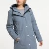 Mujer DREIMASTER STORMCLOUD - Parka - Graublau
