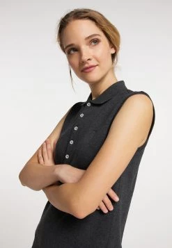 Mujer DREIMASTER BRIDGEPORT - Polo - Dunkelgrau Melange -Tienda DreiMaster barata d61f2111b242488ca18c0f6901fdc454