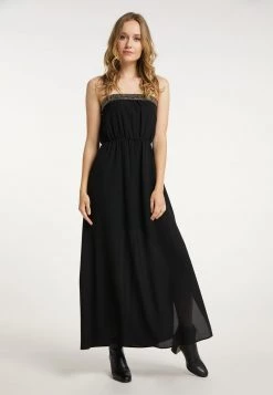 Mujer DREIMASTER EMBELL - Vestido Largo - Schwarz