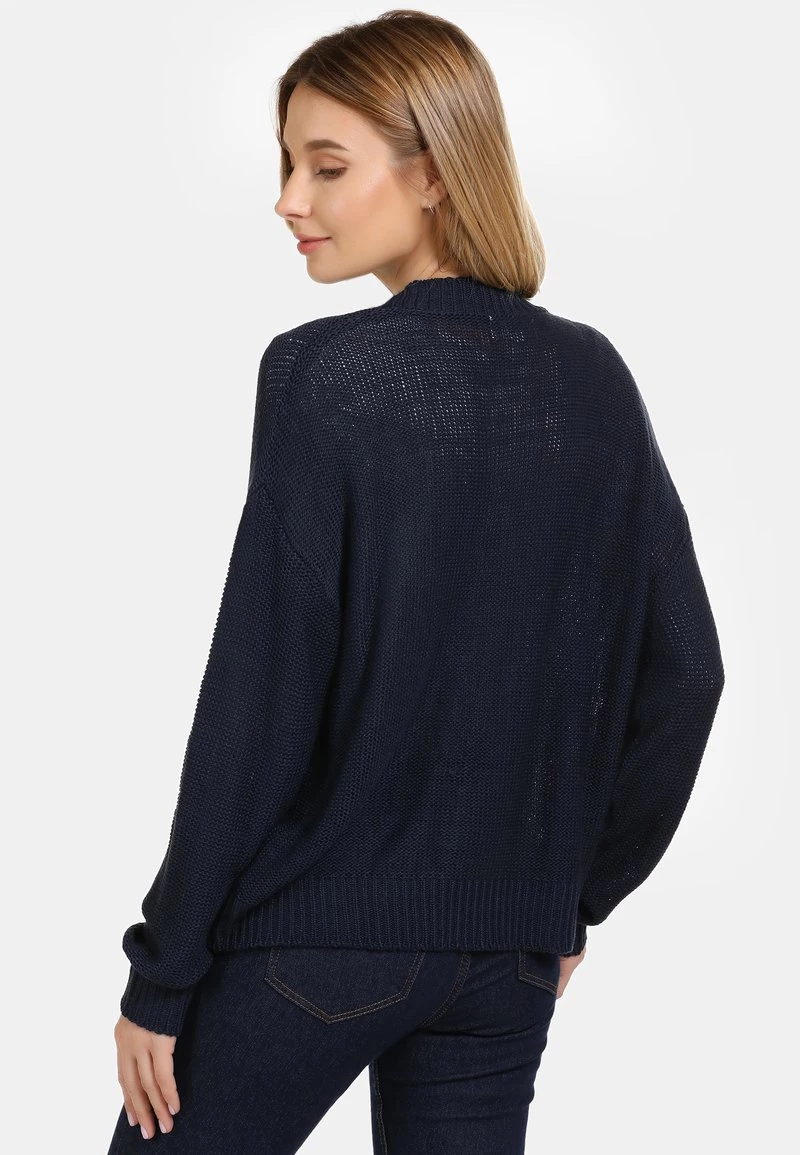 DreiMaster Mujer Chaqueta De Punto - Marine 3 DreiMaster Mujer Chaqueta De Punto - Marine - Imagen 3