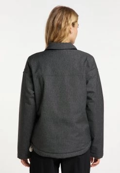 Mujer DREIMASTER INCUS - Chaqueta De Entretiempo - Denim Black -Tienda DreiMaster barata d8444b0c1bbf435997af69018a5924c4