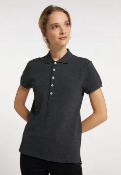 Mujer DREIMASTER BRIDGEPORT - Polo - Dunkelgrau Melange -Tienda DreiMaster barata d84c276d8ae2457cb8ba765b3ea33b24