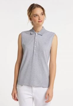 DREIMASTER BRIDGEPORT - Polo - Hellgrau Melange, Mujer