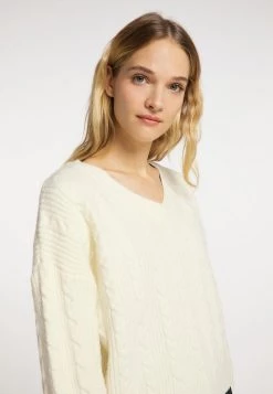 DREIMASTER INCUS - Jersey De Punto - Wollweiss, Mujer -Tienda DreiMaster barata d9c974d509154b839662c22ad131c1e9