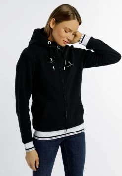 DREIMASTER KILATA - Sudadera Con Cremallera - Schwarz, Mujer