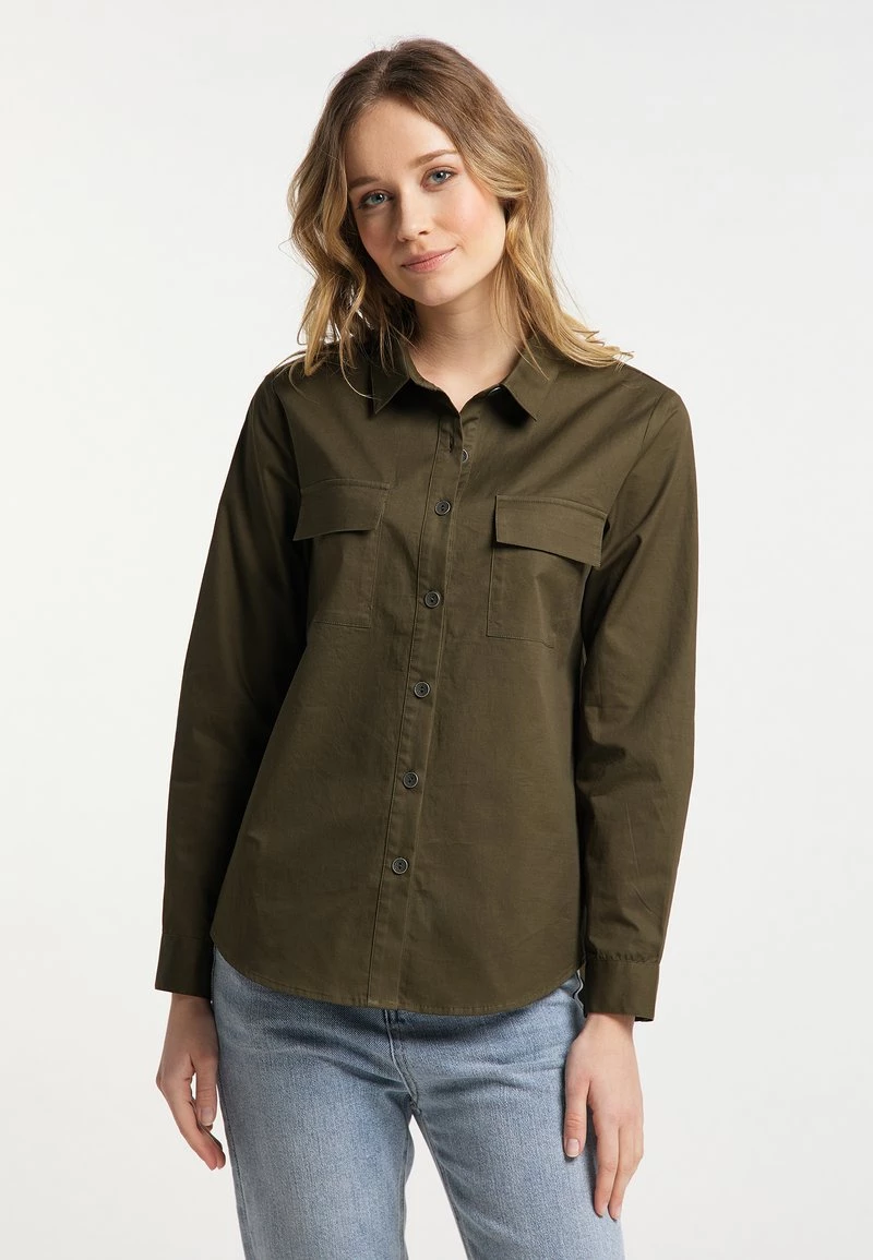 Mujer DREIMASTER ELMWOOD - Camisa - Oliv 1 Mujer DREIMASTER ELMWOOD - Camisa - Oliv