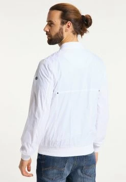 Hombre DREIMASTER BOUNDRY - Chaquetas Bomber - Weiss -Tienda DreiMaster barata db9a936dd5af4904903aff456696793a