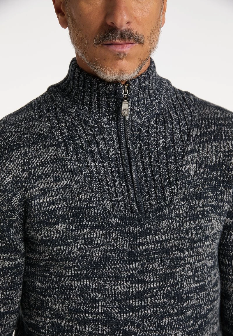 DREIMASTER ABREL - Jersey De Punto - Marine Melange, Hombre 4 DREIMASTER ABREL - Jersey De Punto - Marine Melange, Hombre - Imagen 4