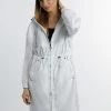 DreiMaster Mujer ÜBERGANGS - Parka - Weiss