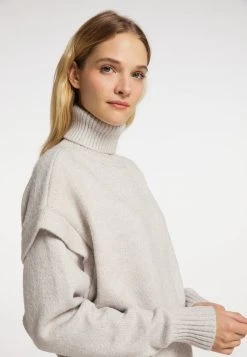 Mujer DREIMASTER KEYTI - Jersey De Punto - Hellgrau -Tienda DreiMaster barata dd022c249ca54607998ea5dc55143732