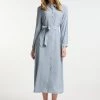 Mujer DREIMASTER MARKANI - Vestido Camisero - Light Blue