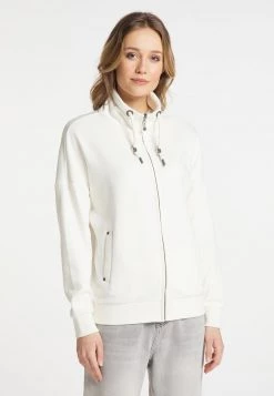 Mujer DREIMASTER TAKELAGE - Sudadera Con Cremallera - White