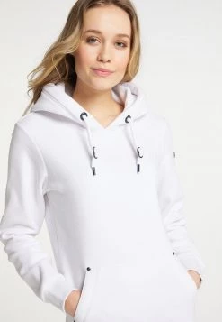 Mujer DREIMASTER KILATA - Jersey Con Capucha - Weiss