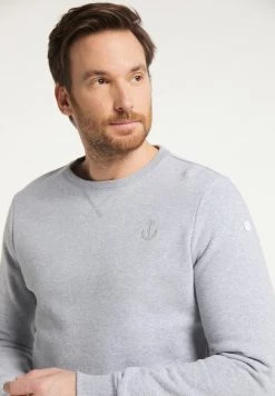 Hombre DREIMASTER KILATA - Sudadera - Hellgrau Melange -Tienda DreiMaster barata dec5860b462a49769b2b98411164d476