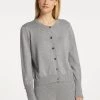 DREIMASTER BARADELLO - Chaqueta De Punto - Grau Melange, Mujer