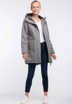 DreiMaster Mujer Parka - Grey Melange -Tienda DreiMaster barata df4749b2754748b7b723532a7baa762f