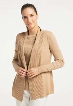 DreiMaster Mujer Chaqueta De Punto - Kamel