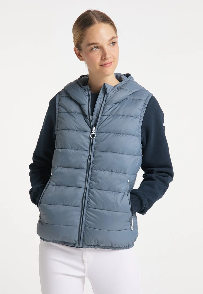 DREIMASTER GRASSLAND - Chaleco - Graublau, Mujer 1 DREIMASTER GRASSLAND - Chaleco - Graublau, Mujer