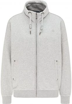 Mujer DREIMASTER TAKELAGE - Sudadera Con Cremallera - Hellgrau Melange -Tienda DreiMaster barata e0b4b682b0c449f784991a7e65672295