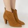 DreiMaster Mujer Botines Bajos - Cognac