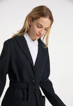 Mujer DREIMASTER BARADELLO - Abrigo Clásico - Dunkelmarine -Tienda DreiMaster barata e1e002254c6f4900b350ccb651a6aa53