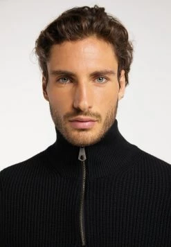 Hombre DREIMASTER ABREL - Jersey De Punto - Schwarz -Tienda DreiMaster barata e1ecc1523d9f4887b09a49834e5bc622