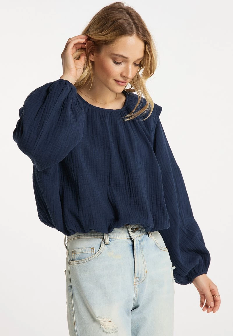 Mujer DREIMASTER INCUS - Blusa - Marine 1 Mujer DREIMASTER INCUS - Blusa - Marine