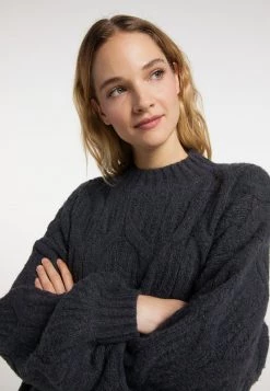 Mujer DREIMASTER INCUS - Jersey De Punto - Dunkelgrau -Tienda DreiMaster barata e4a90a3f179f428f9b9e8091d74b9f56