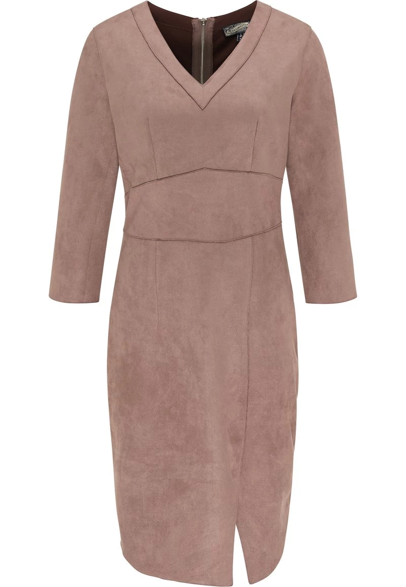 DreiMaster Mujer Vestido Informal - Taupe 5 DreiMaster Mujer Vestido Informal - Taupe - Imagen 5