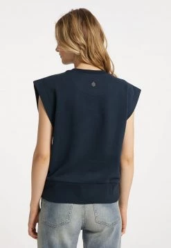 Mujer DREIMASTER TAKELAGE - Camiseta Básica - Marine -Tienda DreiMaster barata e51f9d26b4624378a0be5b4f7cb5965e