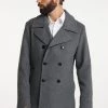 Hombre DREIMASTER BARADELLO - Abrigo Corto - Grau Melange