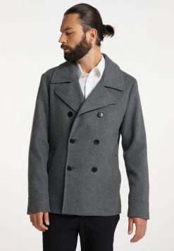 Hombre DREIMASTER BARADELLO - Abrigo Corto - Grau Melange