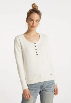 Mujer DREIMASTER FUMO - Jersey De Punto - Wollweiss