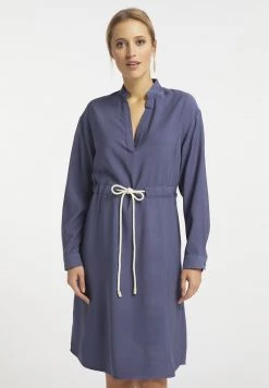 DreiMaster Vestido Informal - Blau, Mujer