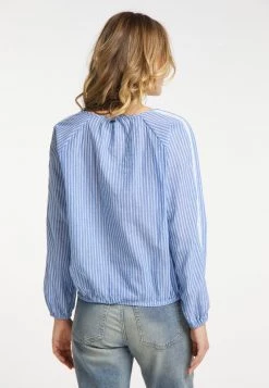 Mujer DREIMASTER ABREL - Blusa - Wollweiss Hellblau -Tienda DreiMaster barata e7d72637bda04d599b2bc15420ffa487