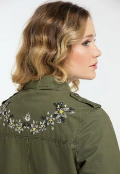 DreiMaster Mujer Chaqueta Fina - Military Green -Tienda DreiMaster barata e91f0ea6aa6c4327b501bf84acba69eb