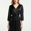 DREIMASTER BARADELLO - Vestido Camisero - Schwarz, Mujer