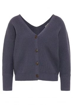 DREIMASTER INCUS - Chaqueta De Punto - Graublau, Mujer -Tienda DreiMaster barata ebf4686871314faca66729540cf887bc