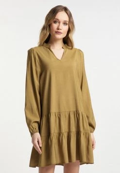 Mujer DREIMASTER MARKANI - Vestido Informal - Schlamm