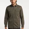 Hombre DREIMASTER TUXE - Camisa - Oliv